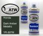 Preview: Honda, Dark Amber Metallic, YR-587M: 400ml Sprühdose + 400ml Klarlack - Set, von ATW Autoteile West.